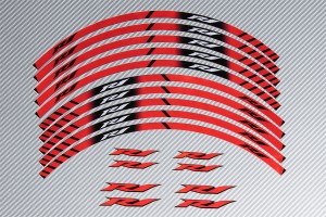 Stickers de llantas Racing YAMAHA - Modelo R1
