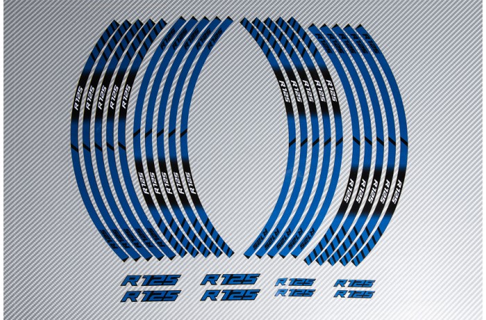 Stickers de llantas Racing YAMAHA - Modelo R125