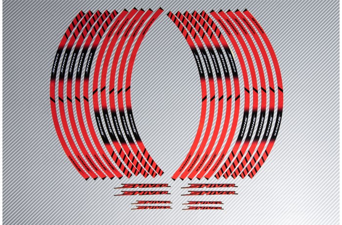 Strisce nastro adesivo racing per cerchio ruota APRILIA - Modello SHIVER