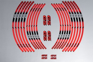 Strisce nastro adesivo racing per cerchio ruota BMW - Modello GS