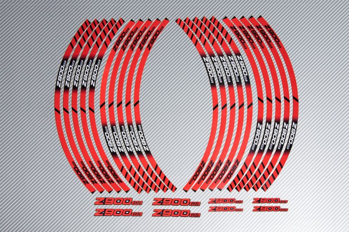 Stickers de llantas Racing KAWASAKI - Modelo Z900RS