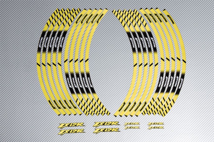 Stickers de llantas Racing KAWASAKI - Modelo ZX12R