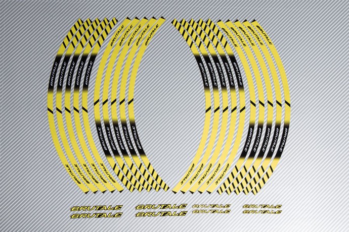 Stickers de llantas Racing MV AGUSTA - Modelo BRUTALE