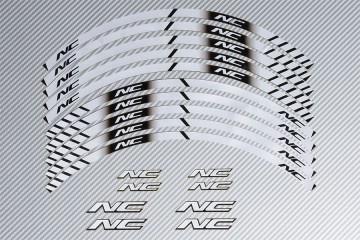 Stickers de llantas Racing HONDA - Modelo NC