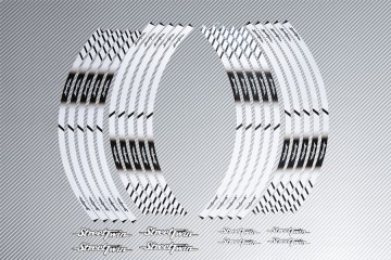 Stickers de llantas Racing TRIUMPH - Modelo Street Twin