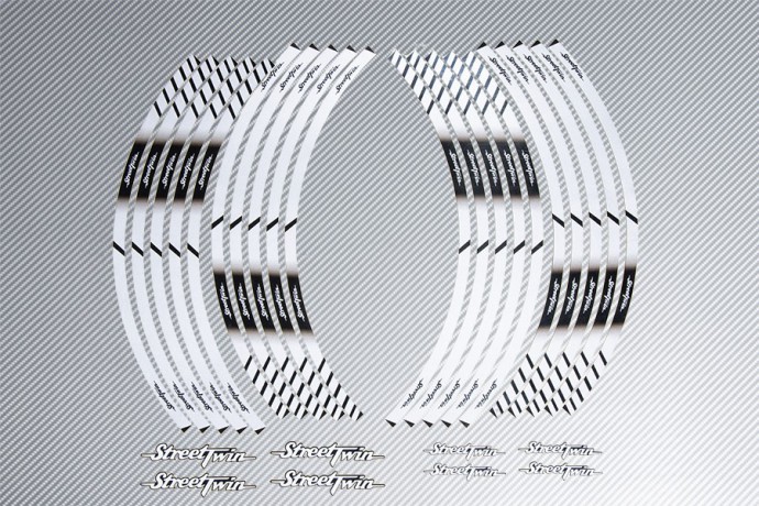 Strisce nastro adesivo racing per cerchio ruota TRIUMPH - Modello Street Twin