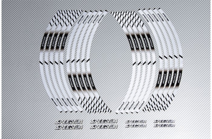 Stickers de llantas Racing  - Modelo Speed Twin