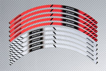 Racing Klebstoff-Felge-Rad-Streifen  - Modell Speed Twin