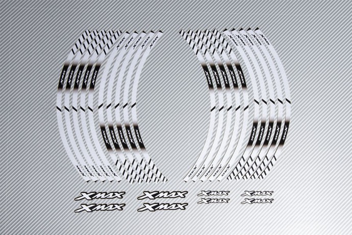 Stickers de llantas Racing YAMAHA - Modelo XMAX