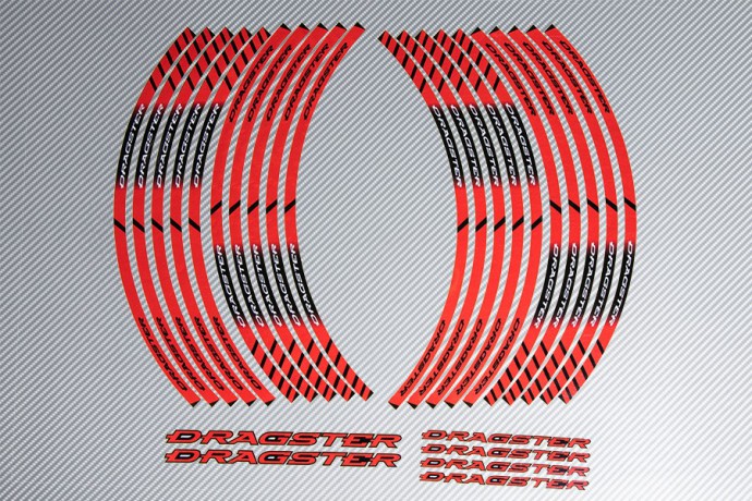 Stickers de llantas Racing  - Modelo DRAGSTER