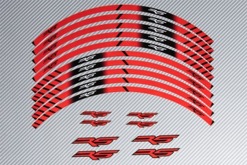 Strisce nastro adesivo racing per cerchio ruota  - Modello RS