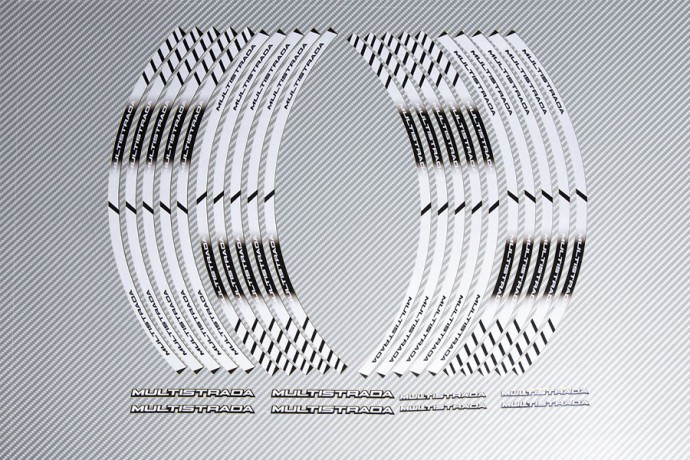 Stickers de llantas Racing DUCATI - Modelo MULTISTRADA