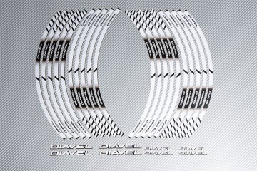 Strisce nastro adesivo racing per cerchio ruota DUCATI - Modello DIAVEL