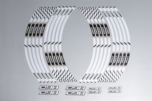 Stickers de llantas Racing DUCATI - Modelo 1098