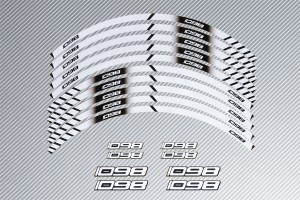 Stickers de llantas Racing DUCATI - Modelo 1098