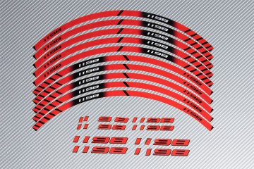 Stickers de llantas Racing DUCATI - Modelo 1198