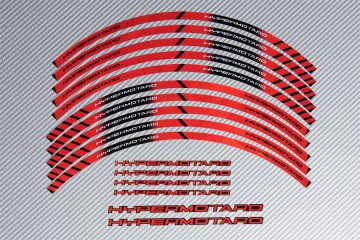 Stickers de llantas Racing DUCATI - Modelo HYPERMOTARD