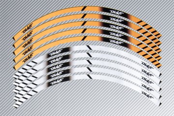 Strisce nastro adesivo racing per cerchio ruota KTM - Modello DUKE