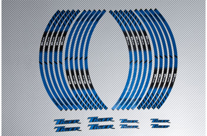 Strisce nastro adesivo racing per cerchio ruota TRIUMPH - Modello TIGER