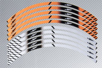 Strisce nastro adesivo racing per cerchio ruota KTM - Modello SUPERDUKE