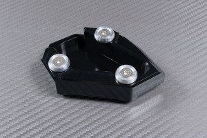 Anodised aluminum sidestand foot enlarger DUCATI DIAVEL 1200 2011 - 2018