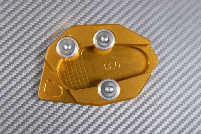 Anodised aluminum sidestand foot enlarger YAMAHA TMAX 530 2012 - 2014