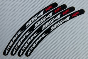 Rim Edge Stickers HONDA - CBR 954 RR Logo