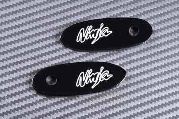 Pair of Aluminum Rearview Mirrors Plates KAWASAKI Ninja