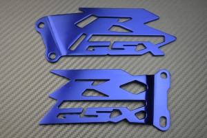 Pareja de taloneras de estriberas SUZUKI - con sigla GSXR