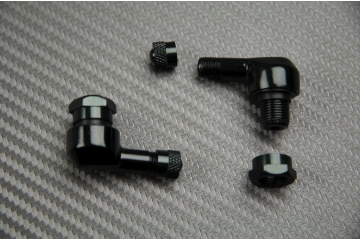 Paire de Valves coudées en aluminium anodisé 8.3 mm - DESIGN 1