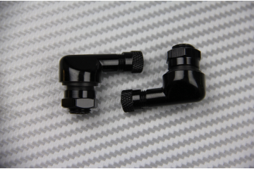 Valvole ruota a 90 in alluminio anodizzato  8.3 mm - DESIGN 1