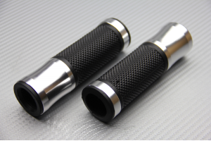 PAAR GRIFFE AUS ALUMINIUM UND GUMMI 22 / 24 MM