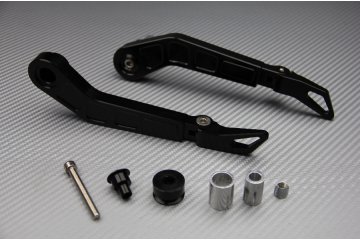 Paire de protections de leviers en aluminium