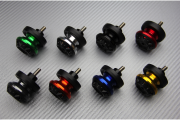 Coppia di supporti cavalletto M10 Anodizzati