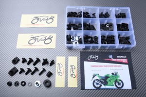 Kit de visserie AVDB spécifique pour carénages KAWASAKI NINJA 250 250R 2008 - 2012