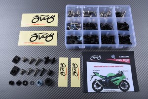 Kit de visserie AVDB spécifique pour carénages KAWASAKI ZX6R 2009 - 2012