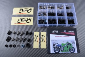 AVDB complementary Hardware / Bolts & Screws Kit for Fairing KAWASAKI NINJA ZX7R 1996 - 2003