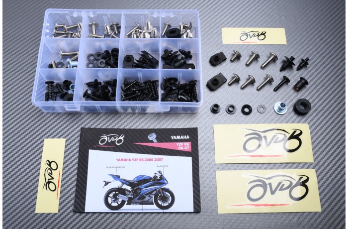 Kit de tornillos AVDB complementario para carenados YAMAHA YZF R6 2006 - 2007