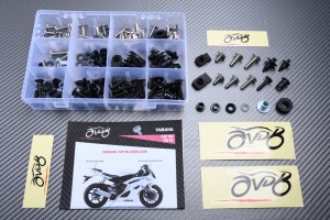 Kit de visserie AVDB spécifique pour carénages YAMAHA YZF R6 2008 - 2016