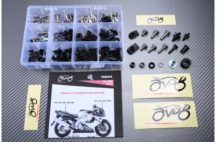 Kit de tornillos AVDB complementario para carenados YAMAHA YZF THUNDERACE 1000 1996 - 2003