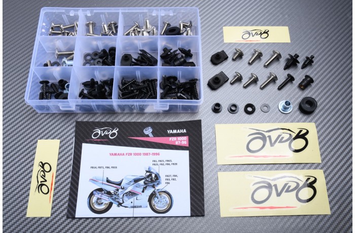 Spezifischer Schraubensatz AVDB für Verkleidungen YAMAHA FZR 1000 1987 - 1996