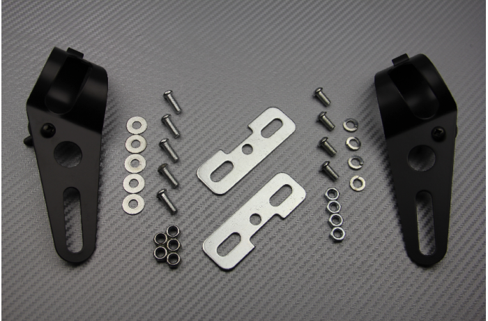 Universal Round Headlight Mounting Bracket