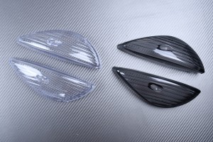 Pair of Rear Turn Signals Lenses HONDA CBF 600 500 2004 - 2007 SH 125 2001 - 2003