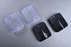 Paire de caches clignotants arrière HONDA CBR 600F / CBR 1000F / AFRICA TWIN / TRANSALP / DOMINATOR / CB 125 250 500