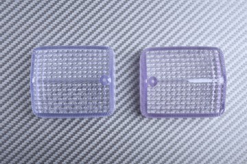 Pair of Rear Turn Signals Lenses HONDA CBR 600F / CBR 1000F / AFRICA TWIN / TRANSALP / DOMINATOR / CB 125 250 500
