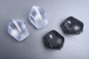 Pair of Front Turn Signals Lenses HONDA CBR 600 F / F1 1991 - 1994