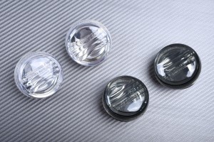 Paire de caches clignotants avant SUZUKI INTRUDER 800 1500 1600 1800 VOLUSIA MARAUDER BOULEVARD 2001 - 2018