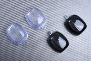 Paar Blinkerkappe Vorne KAWASAKI Z750 / Z1000 / ZX6R / ZX9R / ZX12R 1998 - 2006