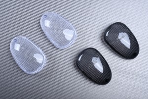 Pair of Front Turn Signals Lenses APRILIA / TRIUMPH / MOTO GUZZI / PIAGGIO