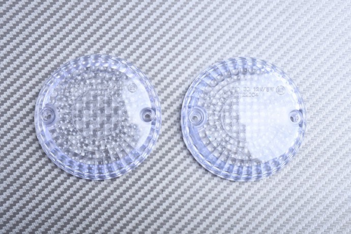 Pair of Front Turn Signals Lenses for many customs YAMAHA